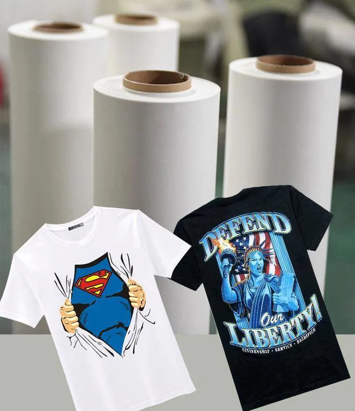 Non-Coating Sublimation Transfer Paper 28g and Fast Dry/Sticky Sublimation Paper 35-120g