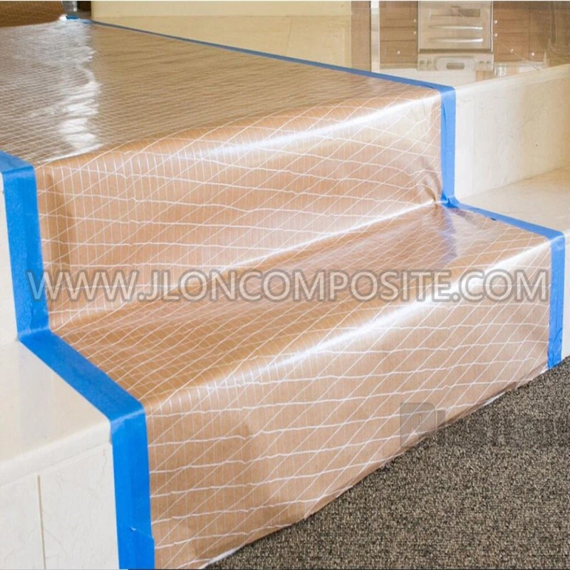 Water Proof and High Strength Reinforced Kraft Paper for Floor Protection