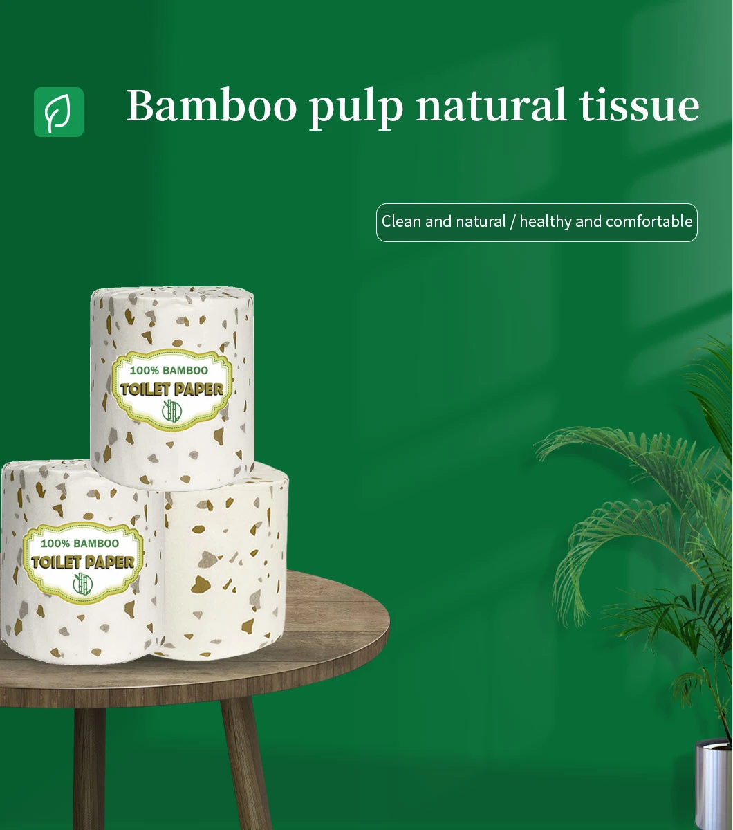 Jumbo Roll Toilet Paper Cleaning Products Anti Bacterial Eco-Friendly Environment Protection Wrapping Printed Paper Package