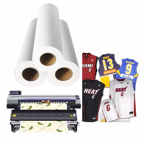 60GSM High Speed Dye Sublimation Paper Heat Transfer Printing for T-Shirt